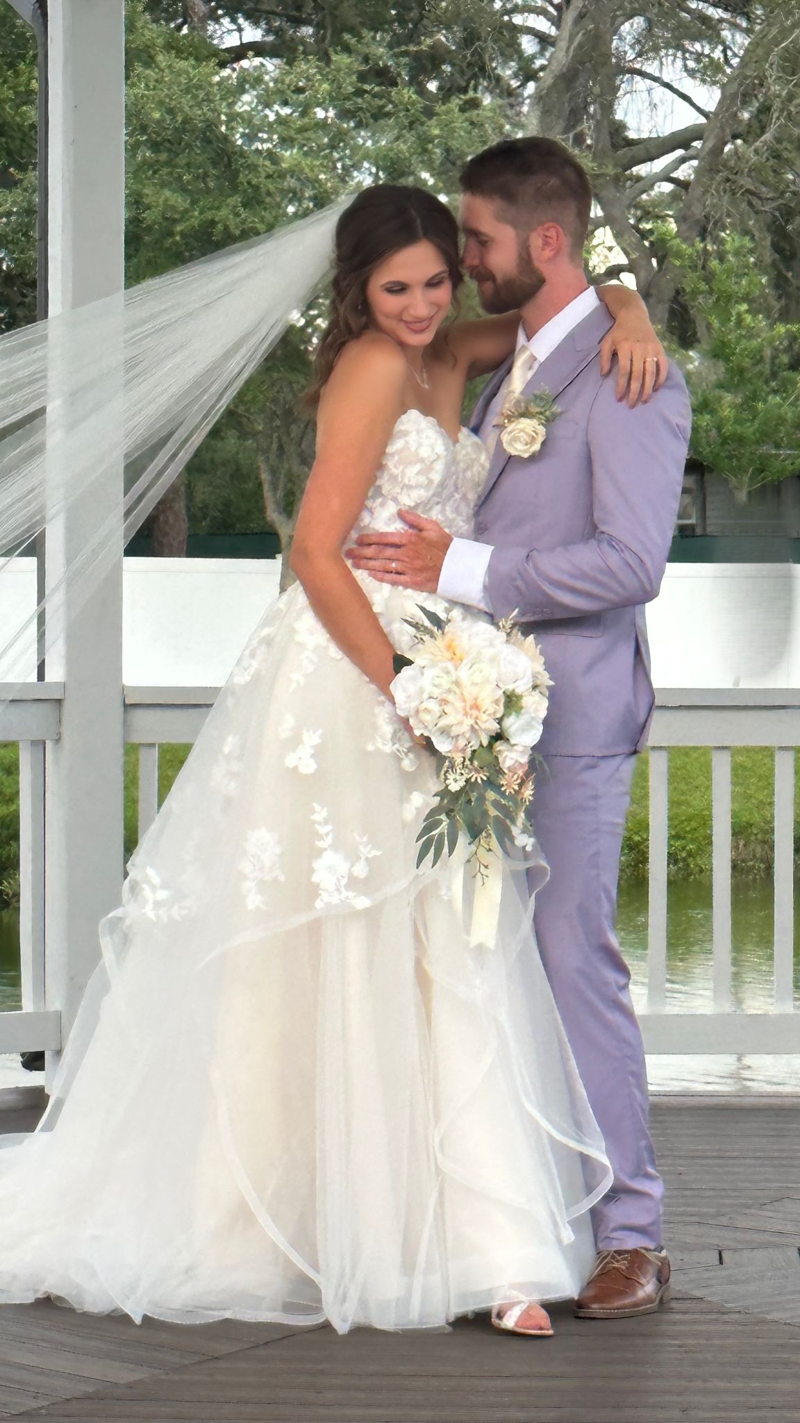 Wedding moment from Grand Entrances at M&N Event Hall.